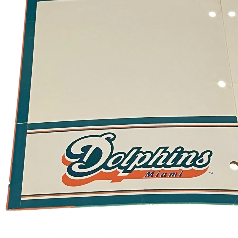 NFL Miami Dolphins Folder - Orange and Teal